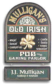 Personalized Irish Pub Sign