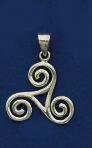 Triskelion Pendant Irish Necklaces
