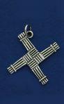 st brigid's cross large pendant