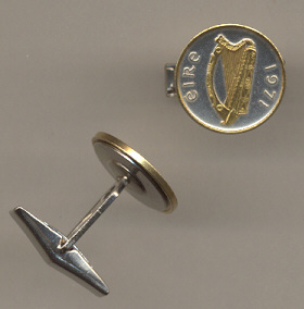Irish Coin Cufflinks