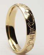 white gold platinum celtic wedding rings