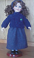 Handmade Irish Porcelain Doll