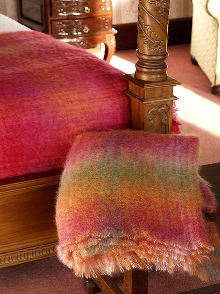 Medium Irish Mohair Throw/Blanket