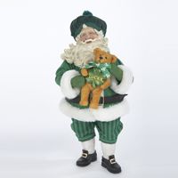 Christmas Irish Santa with Bear