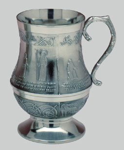 Mullingar Pewter St. Colman Tankard