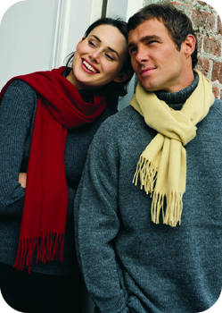 100% Cashmere Scarf Irish Made
