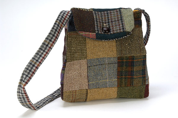 Hanna Hat co Tweed Backpack Purse