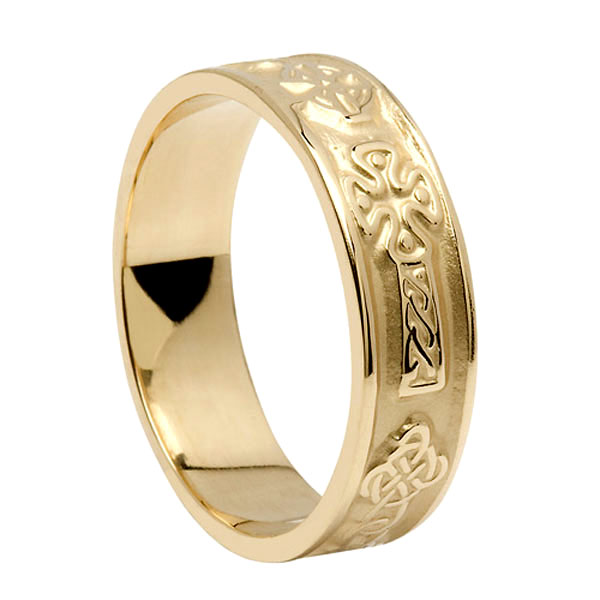 Celtic Cross Wedding Band Celtic Cross Wedding Band