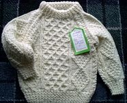 Baby Aran Sweater Baby Aran Sweater